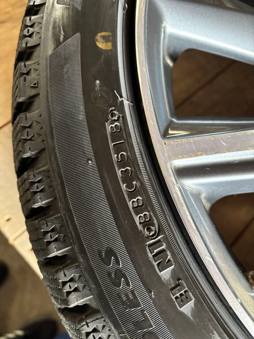 値下げ‼️LEXUS GS Fスポーツ純正ホイール　スタッドレス付き4本セット