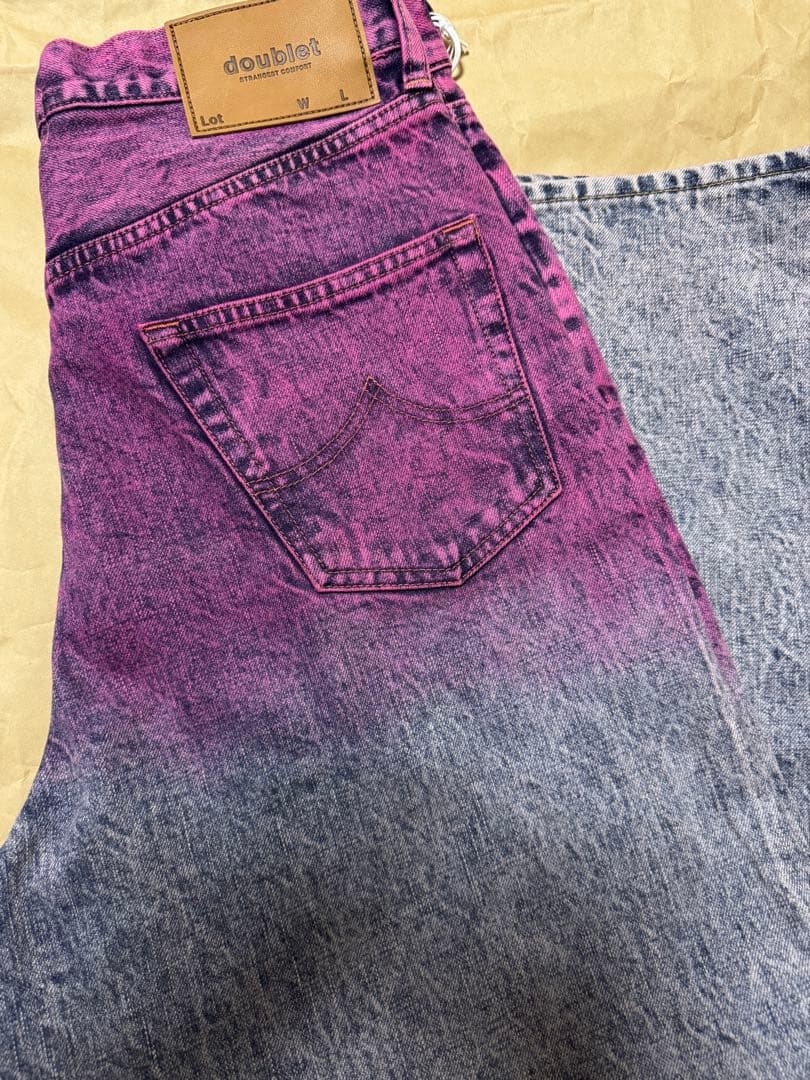 【新品】ANIME HAND-PAINTING DENIM PANTS Sサイズ