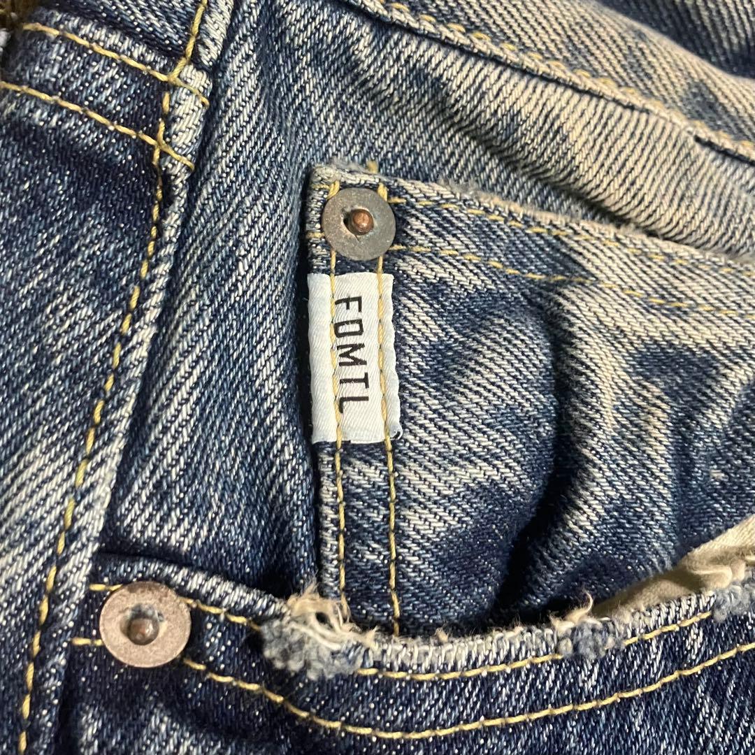 FDMTL ファンダメンタル 刺し子 加工デニム パンツ Fundamental