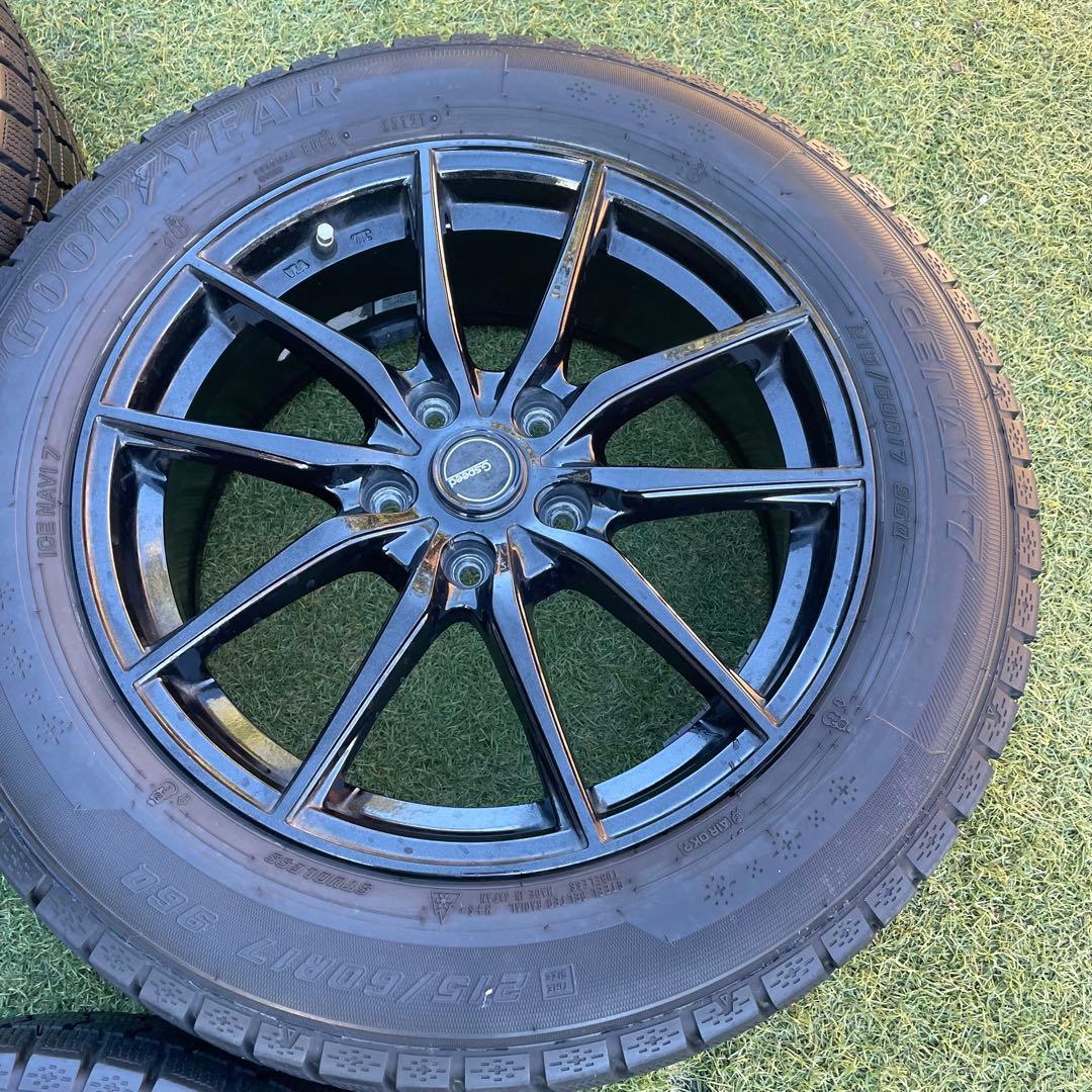 ③215/60R17 スタッドレスタイホイールセット グッドイヤー (3/4)