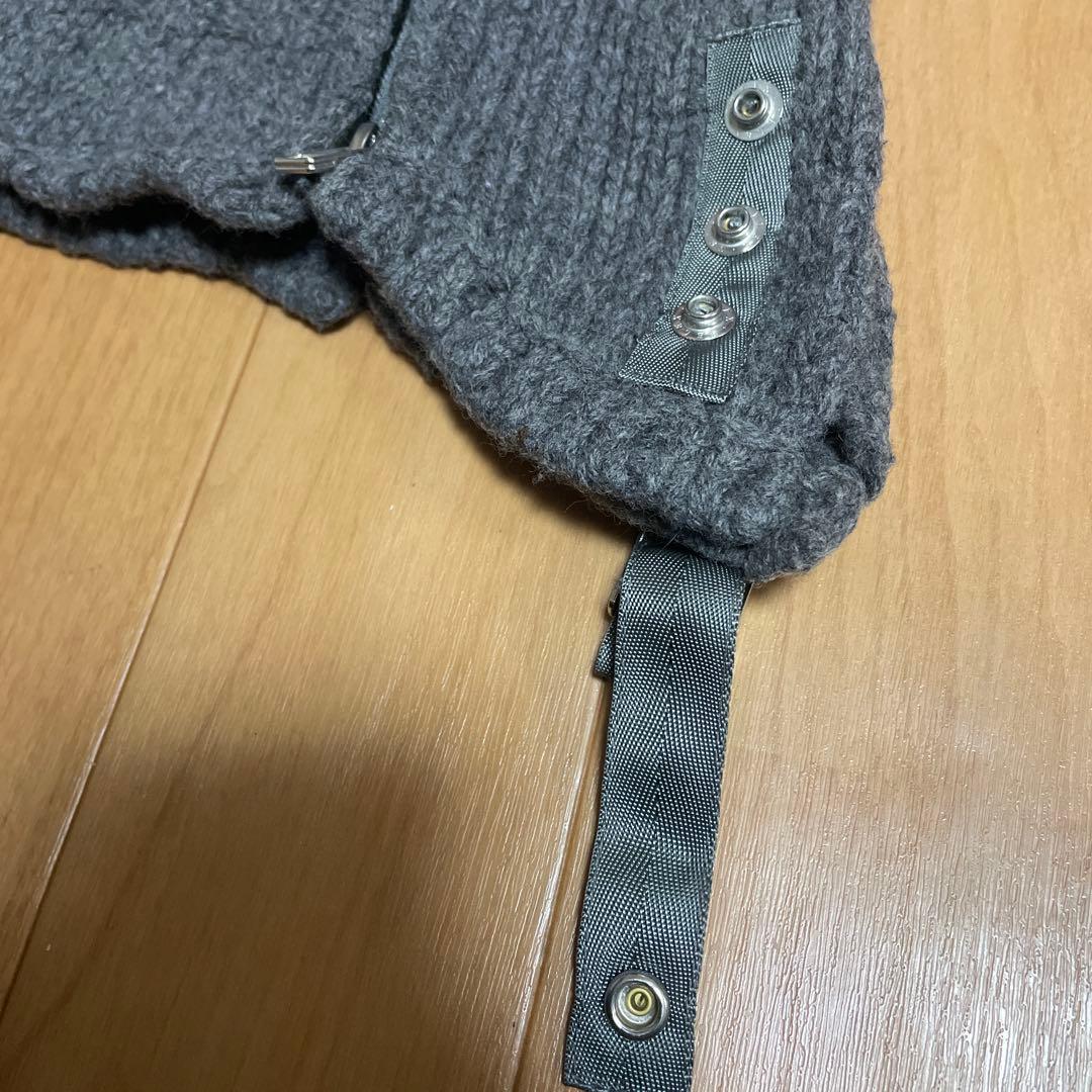 タム　Tamme 23w ウール　アビエーターニット　帽子　パイロットキャップ