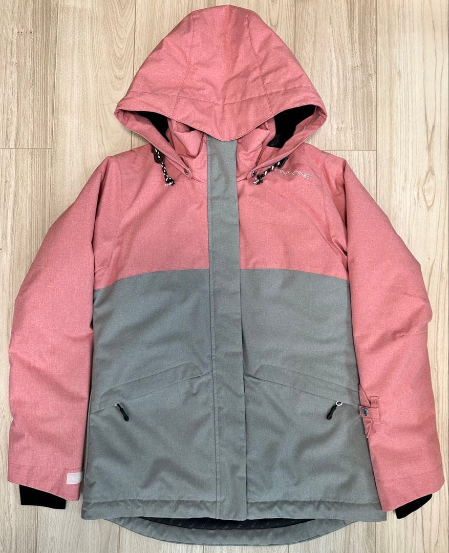 【美品】スキー スノーボードウェア ピンク/グレー 送料無料