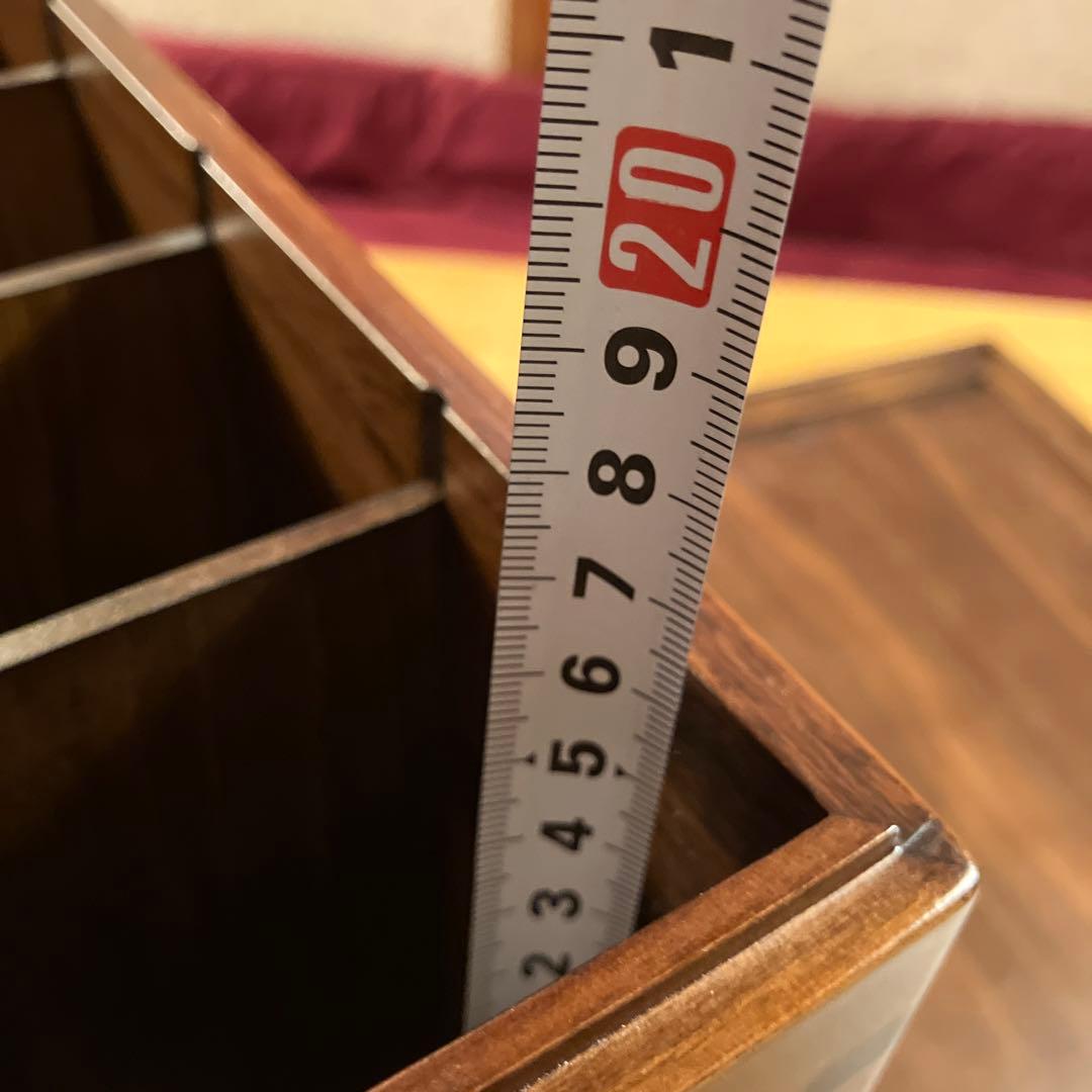 フレーム付き木製収納ボックス 10区画　豊岡クラフト