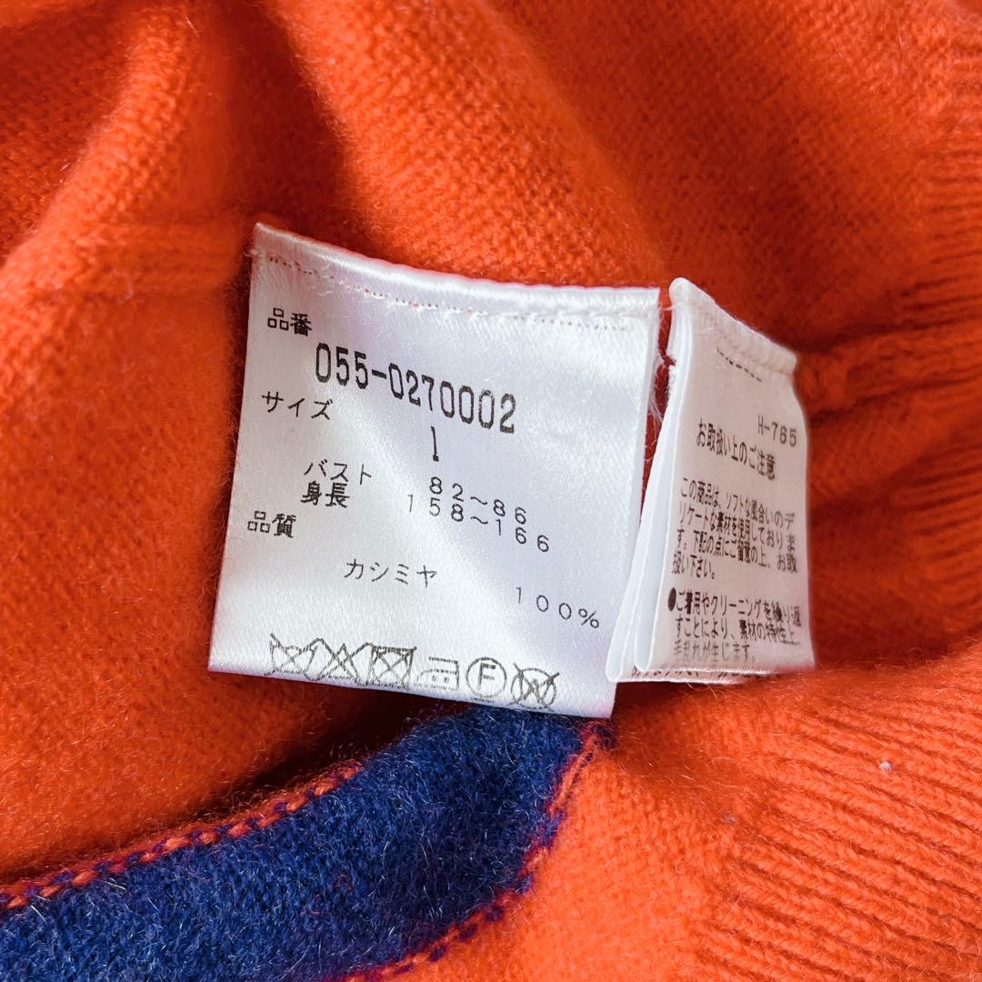 PEARLY GATESパーリーゲイツ カシミヤニットセーター レッド　1