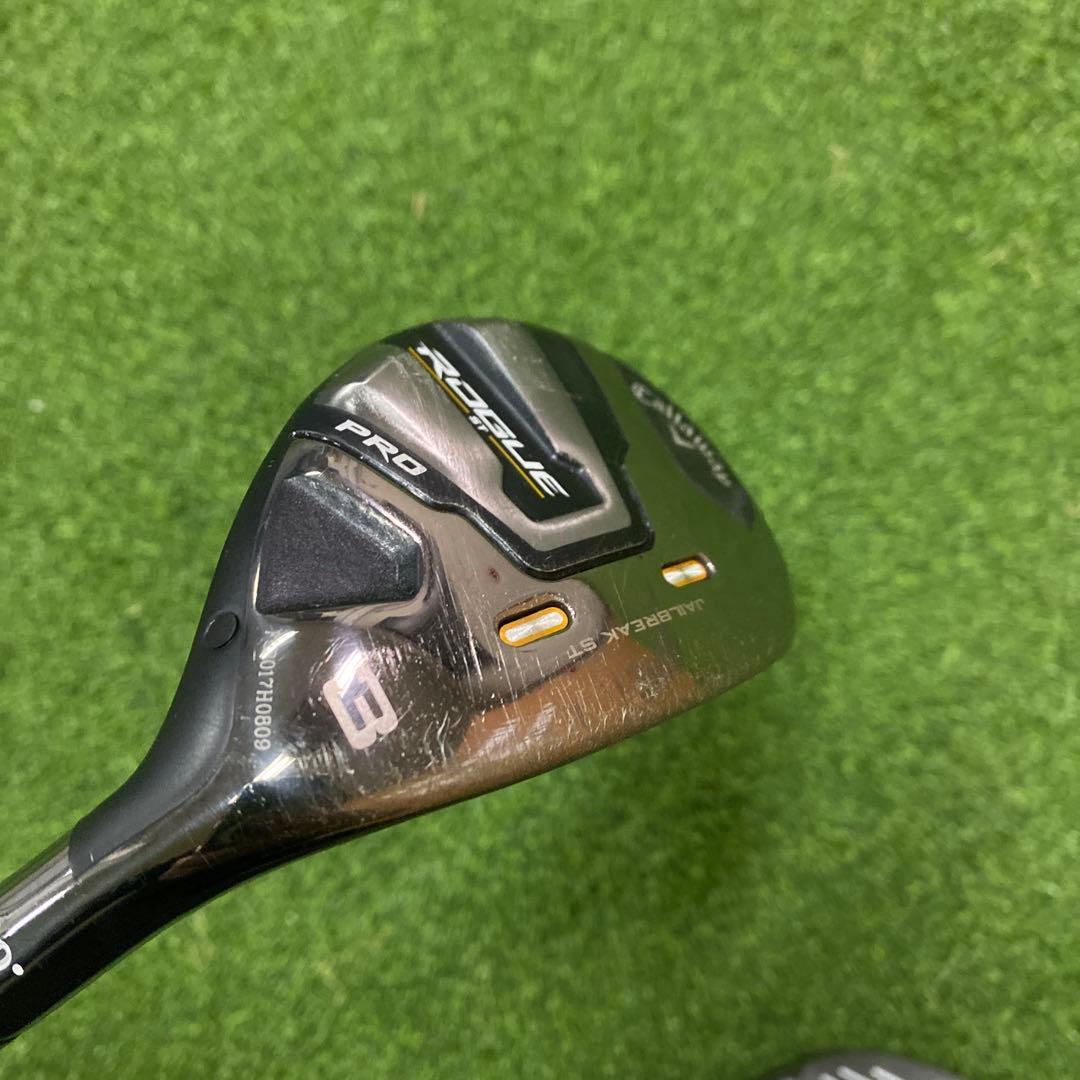 Callaway Rogue Pro ユーティリティ2番 3番 4番 3本セット