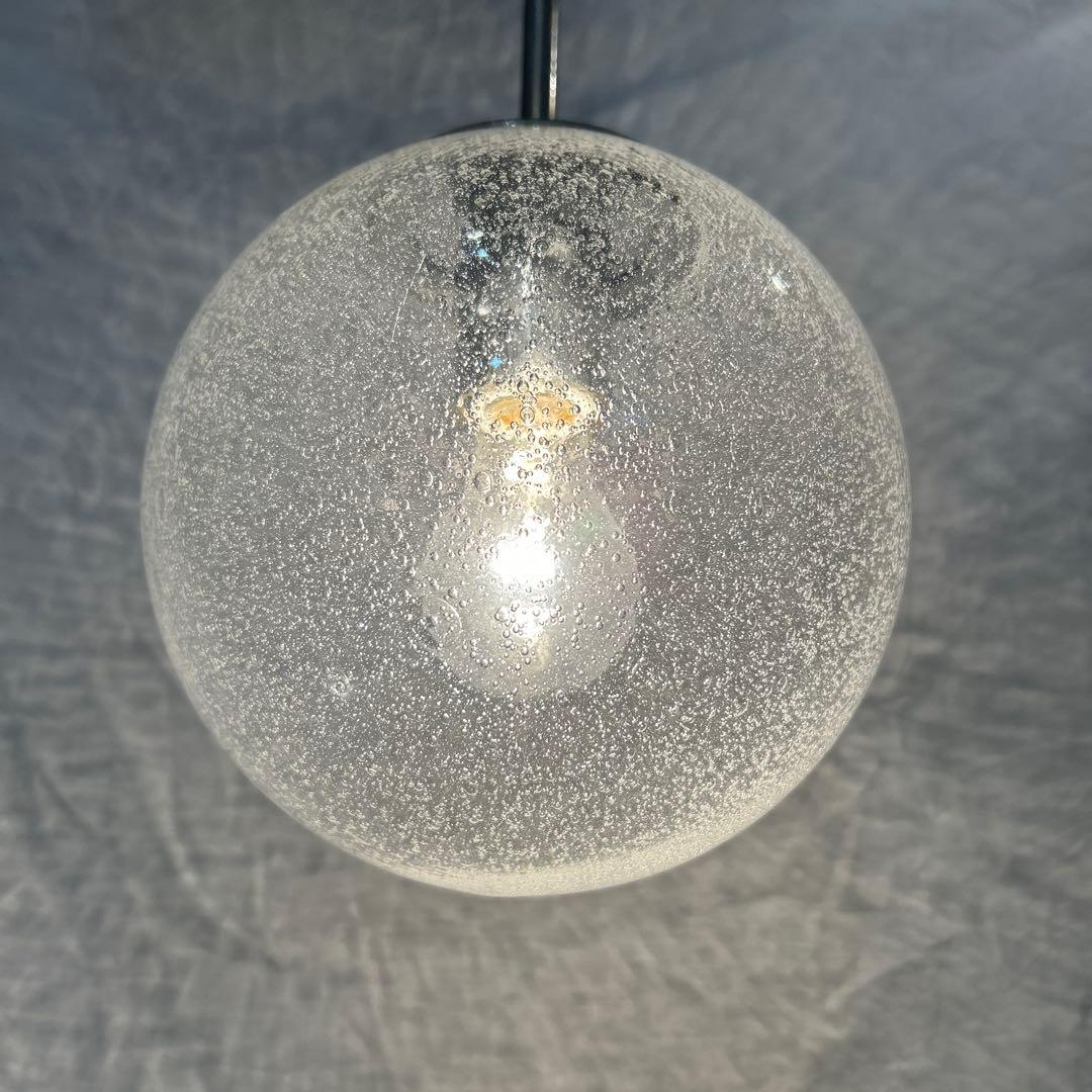 ヴィンテージ　ヤマギワ　ガラスボール　ミッドセンチュリー　スペースエイジ