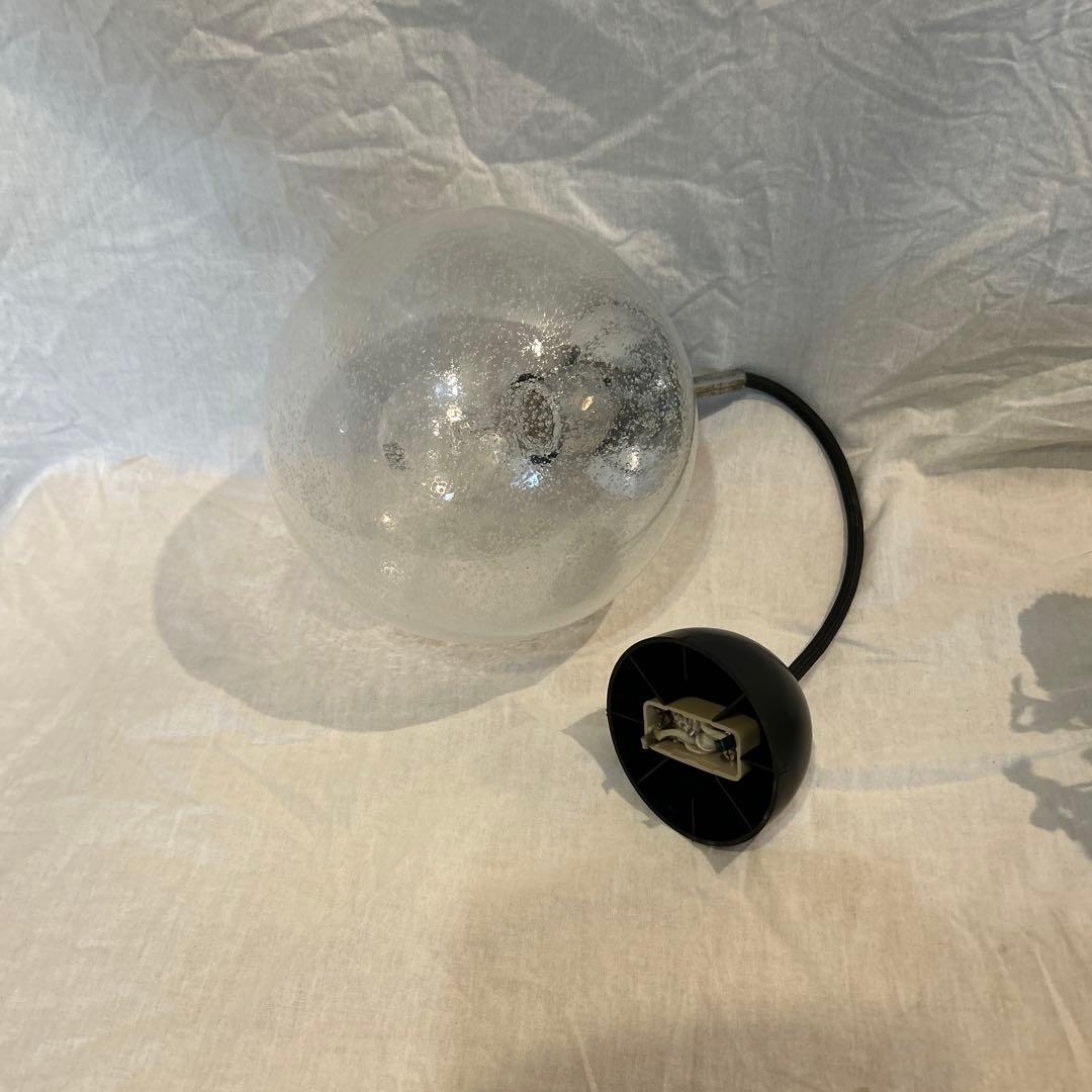 ヴィンテージ　ヤマギワ　ガラスボール　ミッドセンチュリー　スペースエイジ