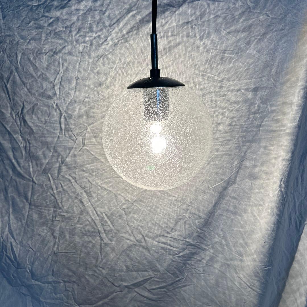 ヴィンテージ　ヤマギワ　ガラスボール　ミッドセンチュリー　スペースエイジ