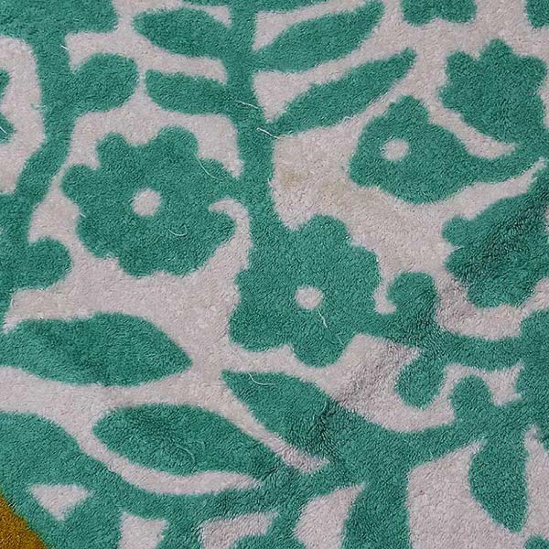 【HERMES】エレファント ビーチタオル タオルケット 大判 オレンジ