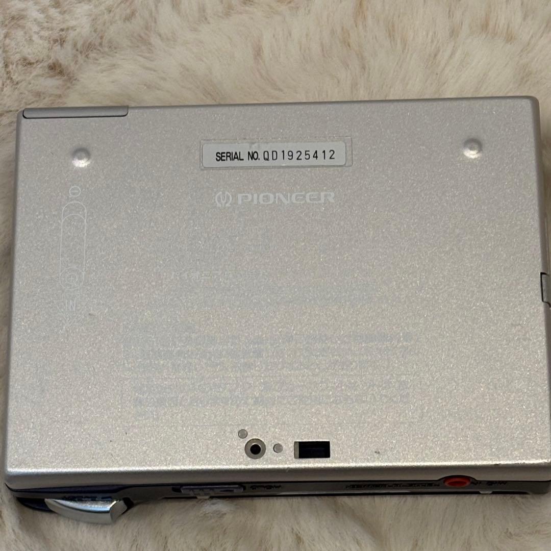 【美品】PIONEER PMD-R1ポータブルMDプレーヤー動作確認済リモコン付