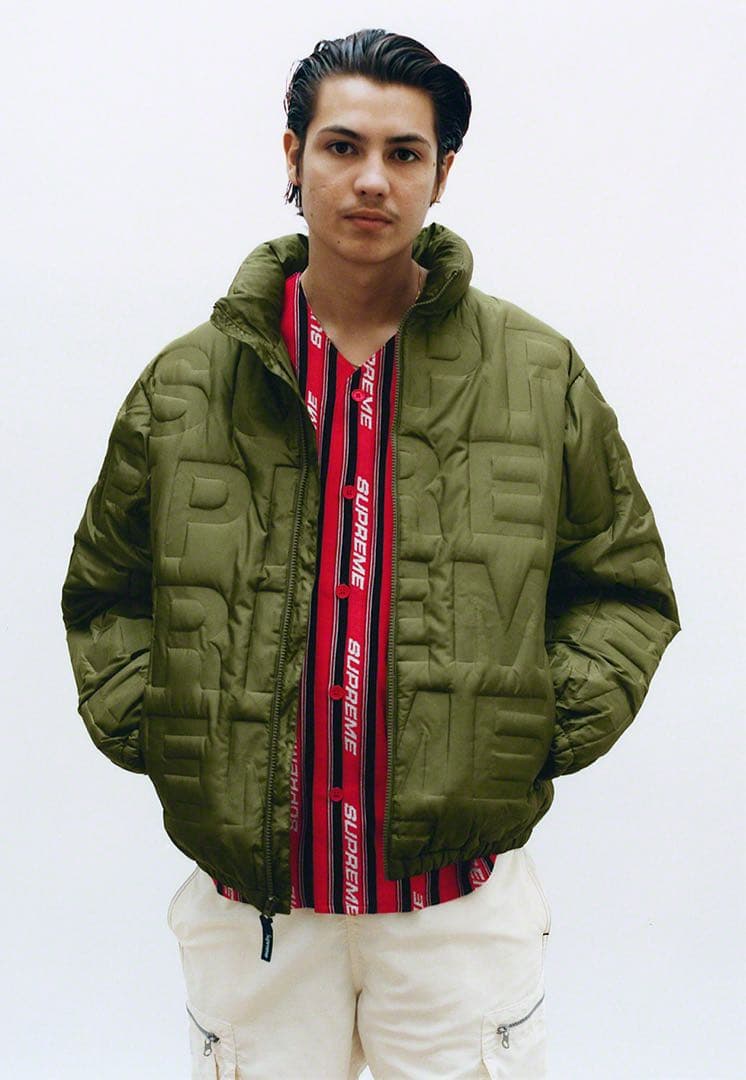 ジャケット・アウター Supreme 19SS Bonded Logo Puffy Jacket L