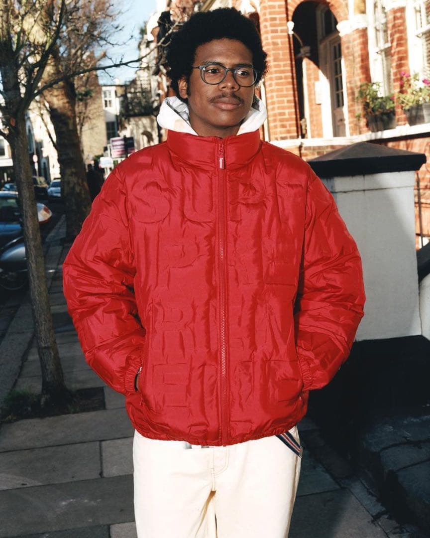 ジャケット・アウター Supreme 19SS Bonded Logo Puffy Jacket L