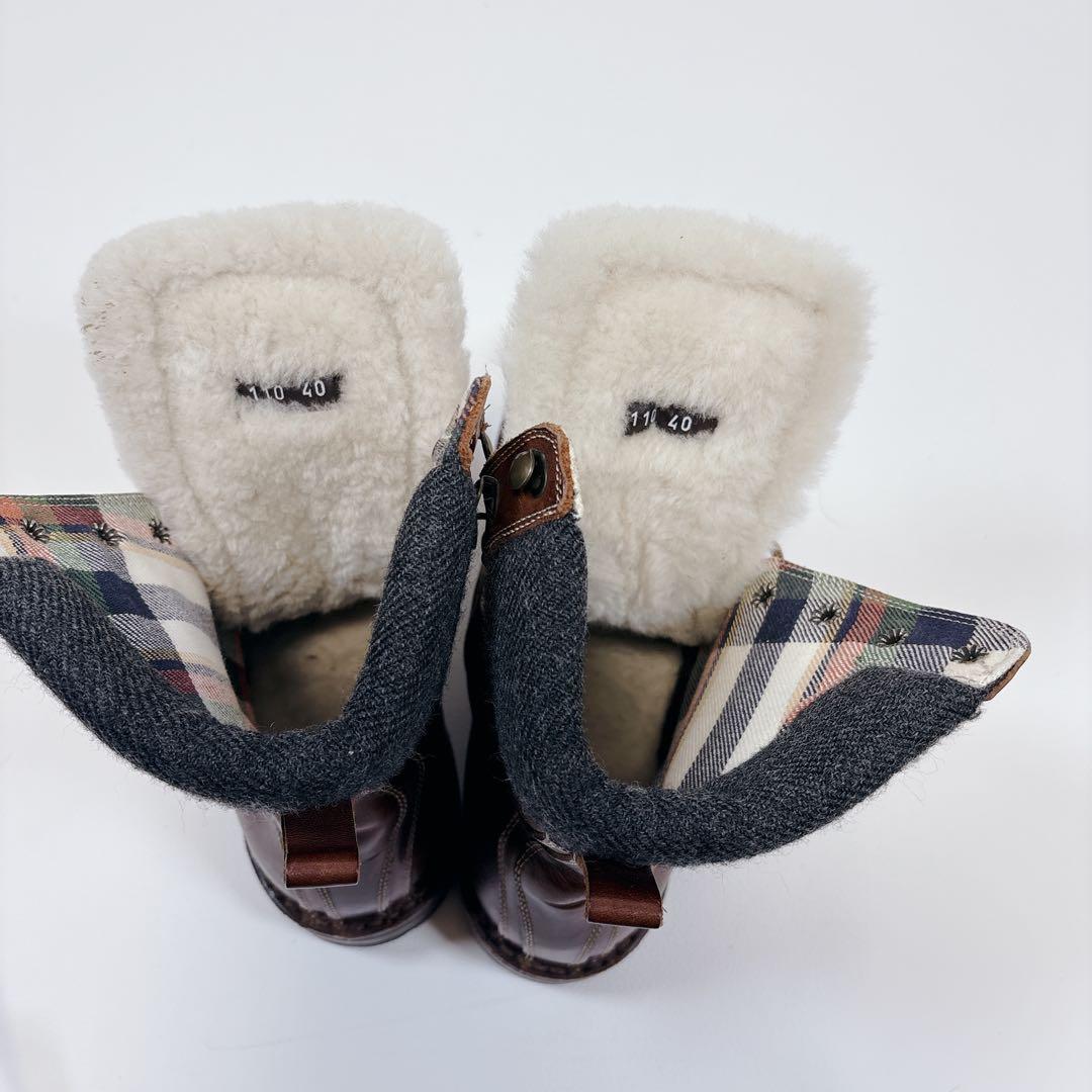 美品✨ DSQUARED2 マウンテンブーツ レザー 本革 ムートン　EU40