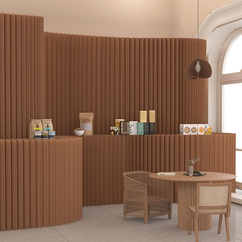 展示台高さ1.5ｍ長さ1-2ｍ陳列用品組立不要折りたたみパーテーション間仕切り