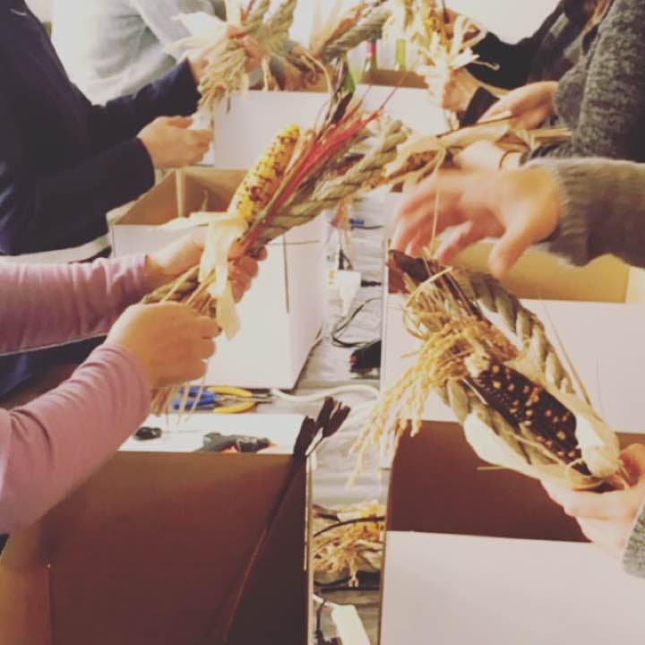 55 しめ縄 しめ飾り 正月飾り ドライフラワー スワッグ インテリア 雑貨