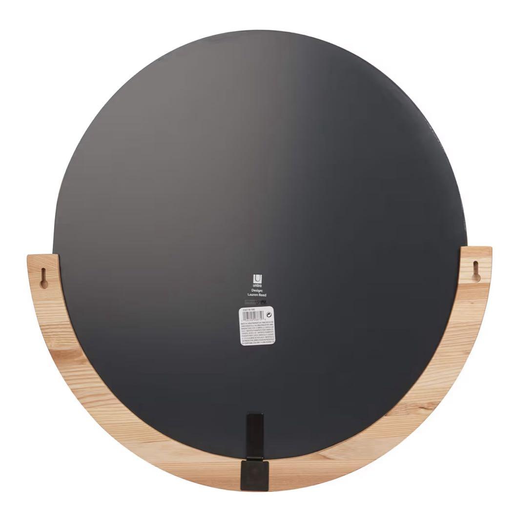 【新品】Umbra アンブラ 円形ウォールミラー55x53cm