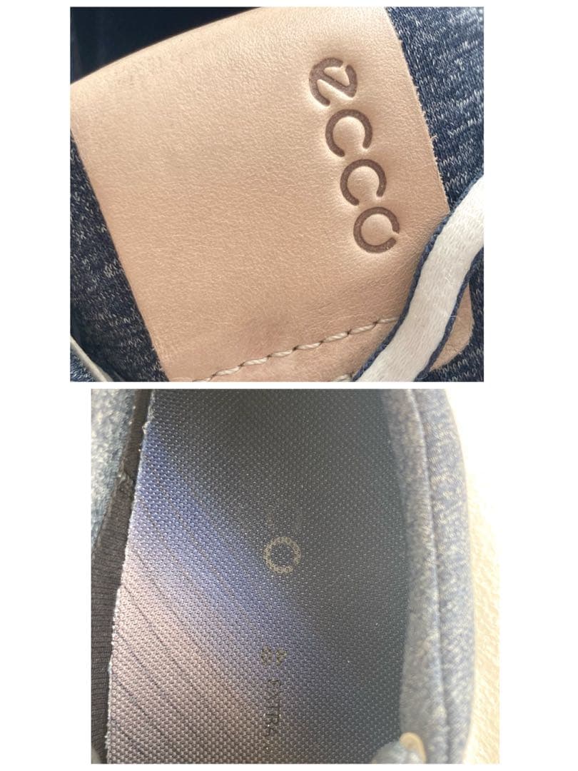 ecco ゴアテックス　ゴルフシューズ　ホワイト　サイズ25.5