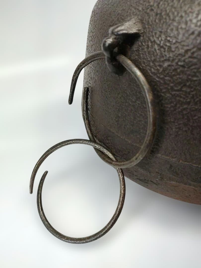 茶道具 鉄瓶 風炉釜 鉄釜 鋳物 骨董品 古美術 鉄 真鍮