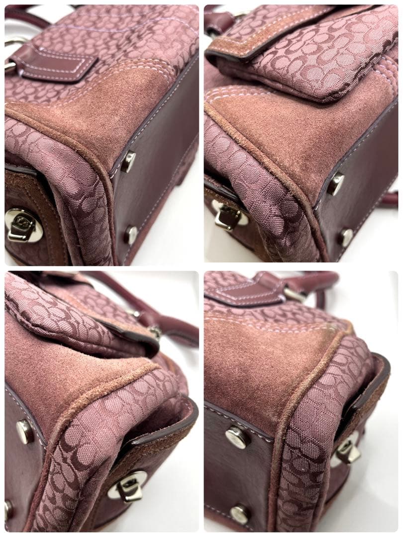 コーチ Vintage ソーホー ボストン ターンロック y2k ワンショルダー