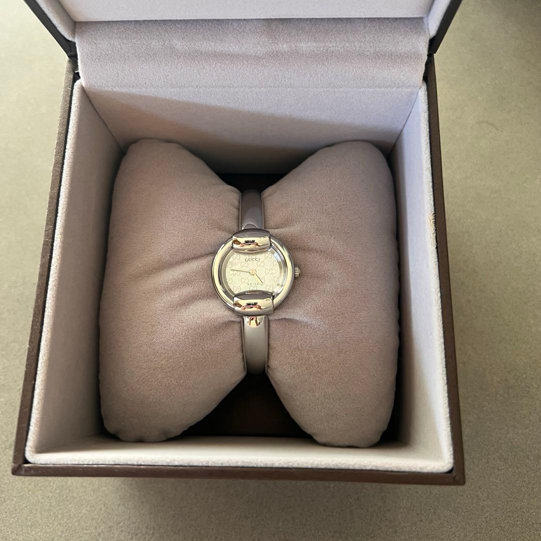 GUCCI / グッチ 1400L レディース 腕時計 シェル GG 美品