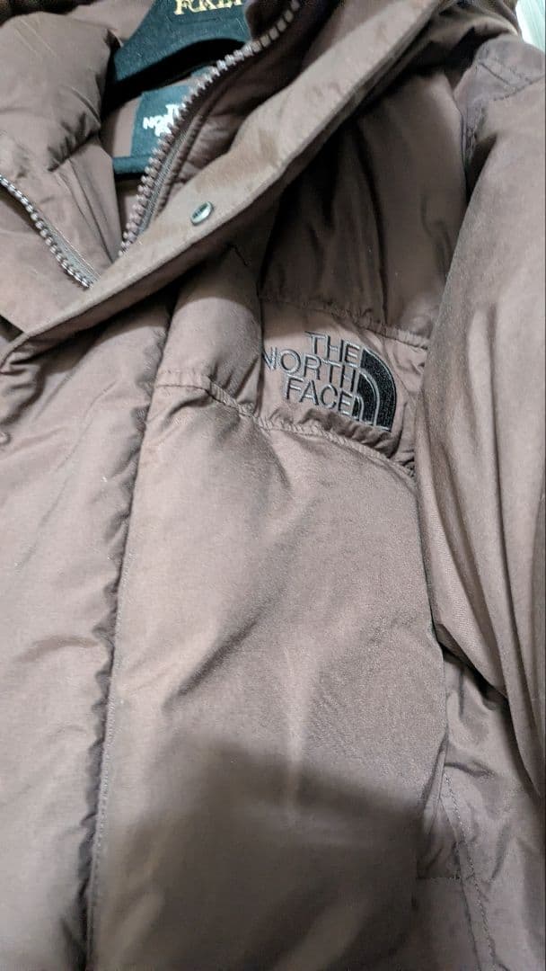THE NORTH FACE ブラウン ダウンジャケット　フード付き