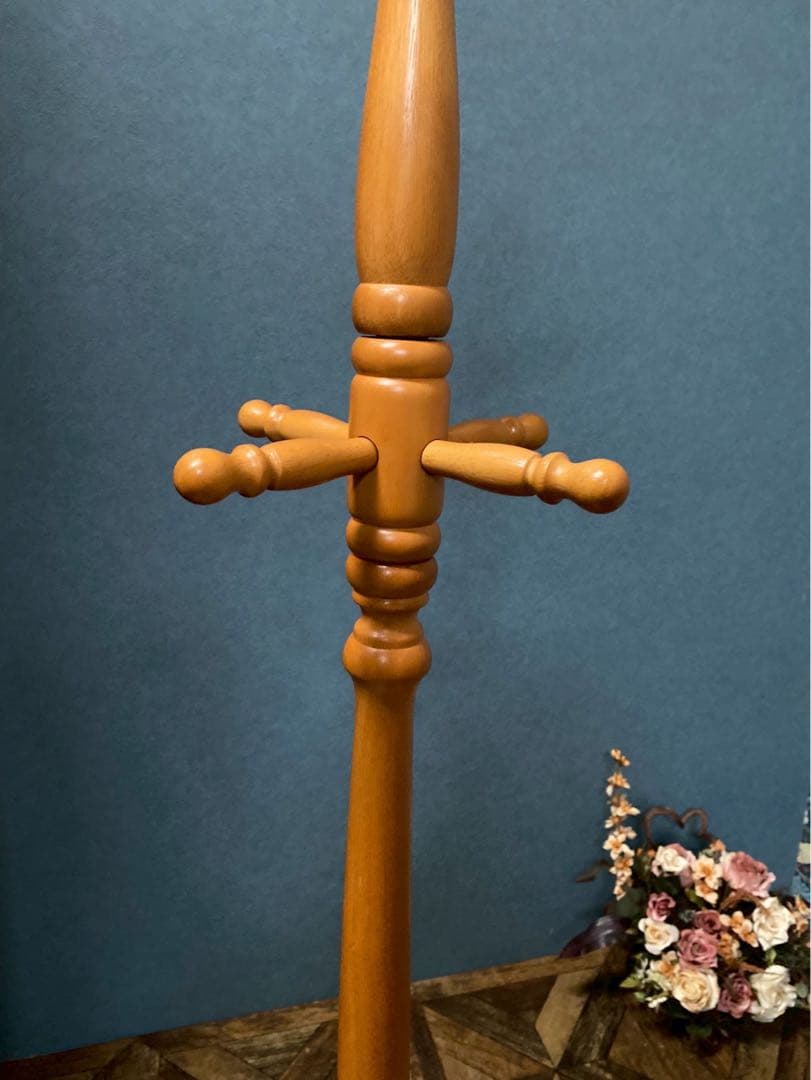 木製 傘立て ポールハンガー インテリア カントリー 玄関 ハンガーラック