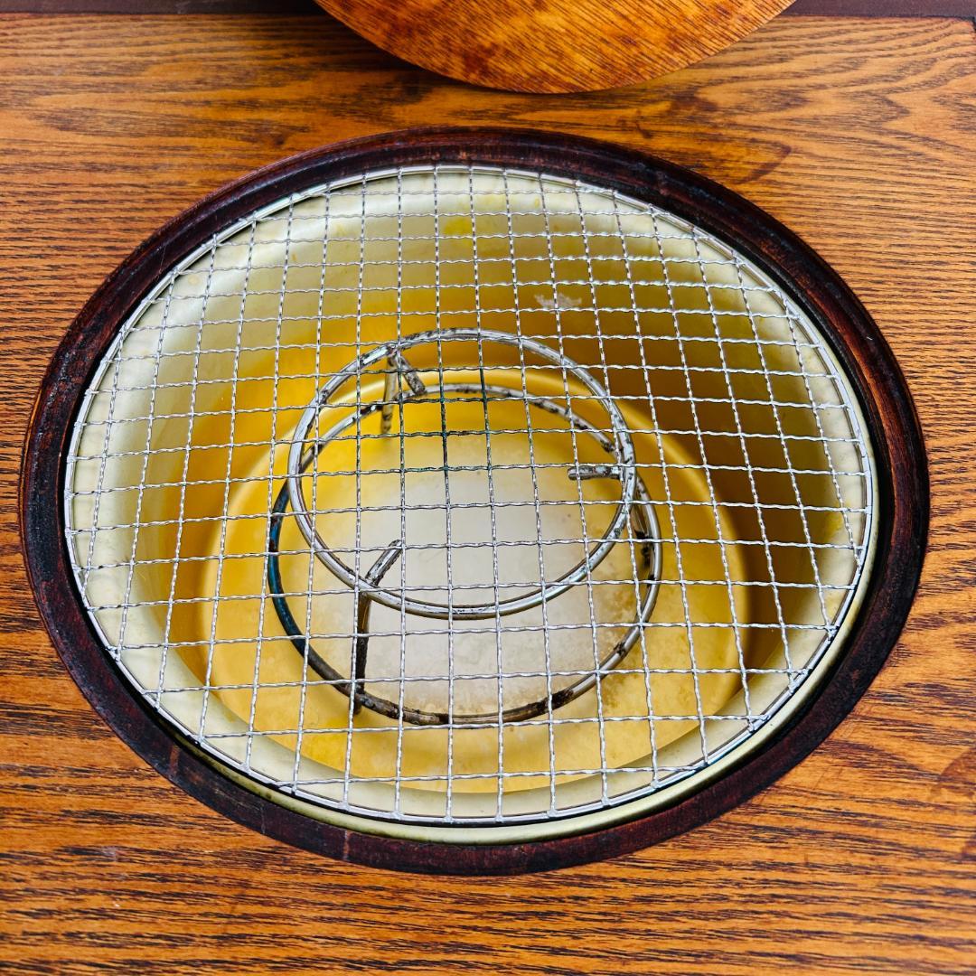 【レトロ家具】囲炉裏テーブル コンパクトサイズ 火鉢 軽量 いろり イロリ