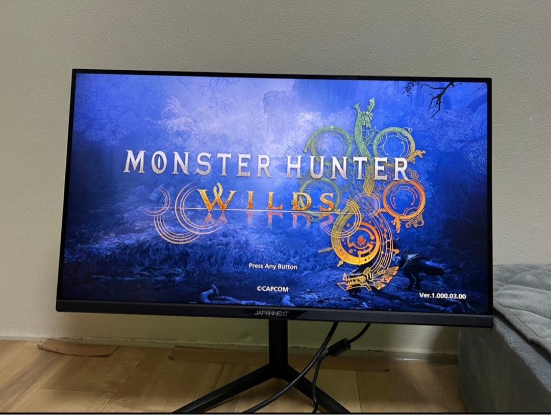 JAPANNEXT 28インチ ゲーミングモニター　GX28 モニター2枚
