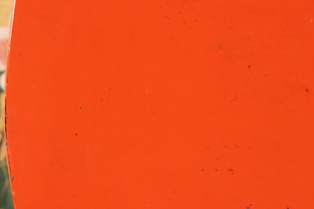 仏教美術 時代物　朱塗　真鍮金具飾付　春日卓　巾34.2㎝　BE787