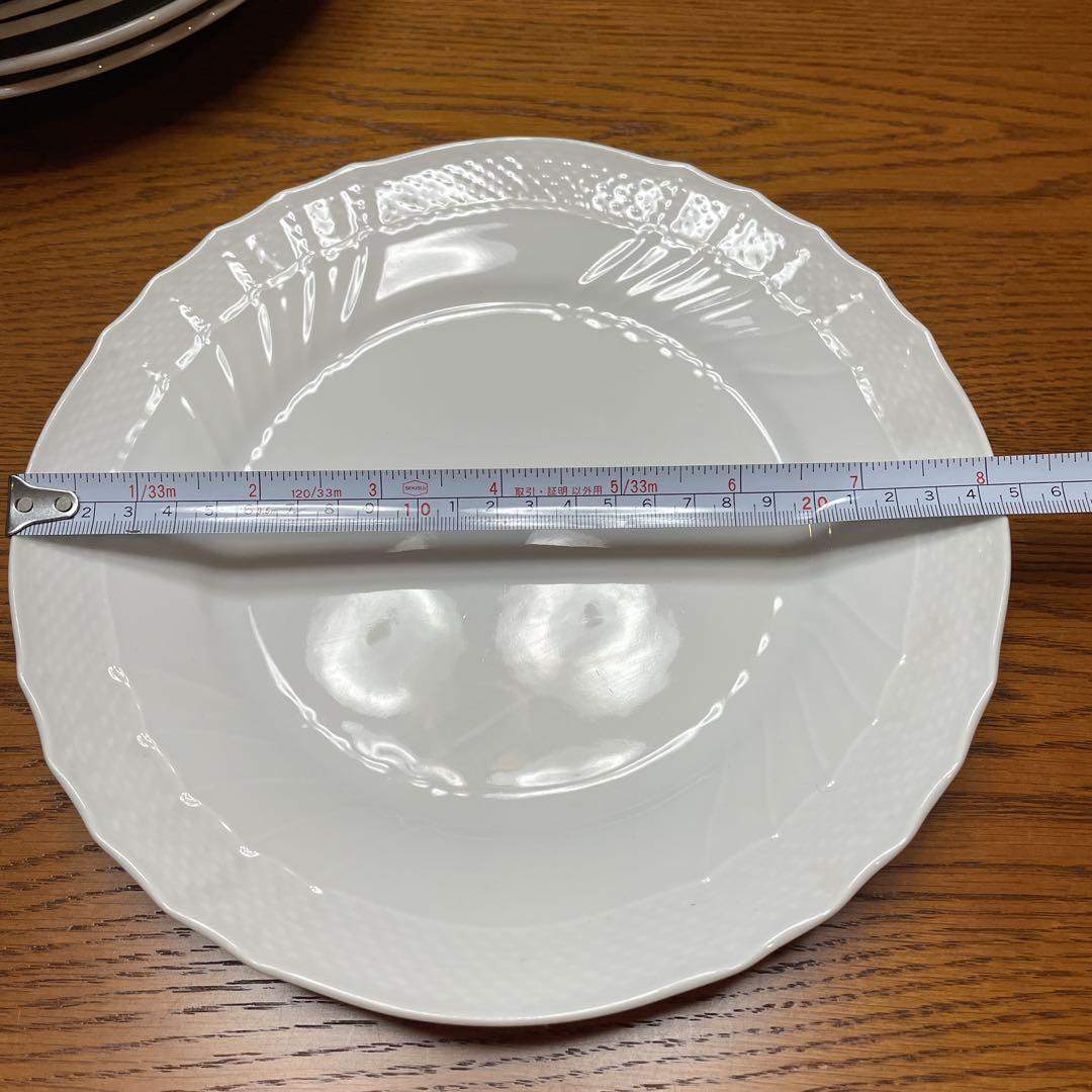 リチャードジノリ　ベッキオホワイト　ベッキオレバント ディナープレート 9枚