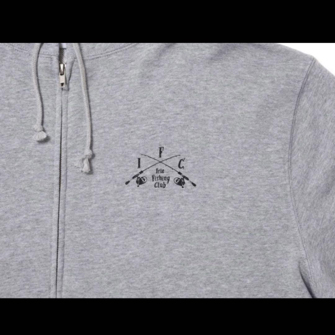 Irie Fishing Club ジップアップパーカー　グレー