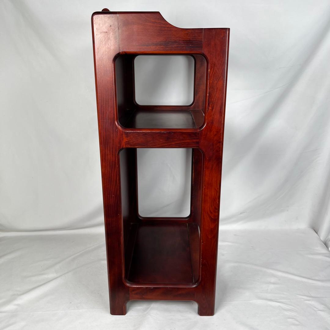 オールドカリモク　アンティーク調　3段キャビネット　カリモク家具　サイドラック