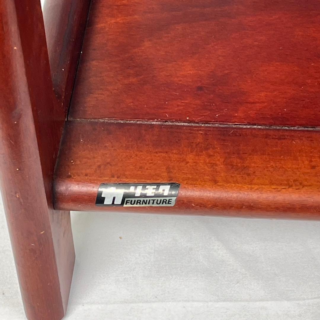 オールドカリモク　アンティーク調　3段キャビネット　カリモク家具　サイドラック