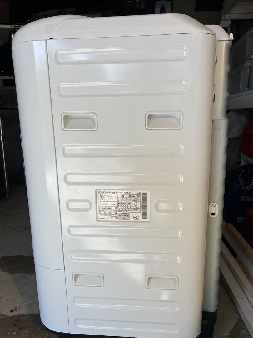 日立 11kg ドラム式洗濯機【BD-NV110AL】説明書付き