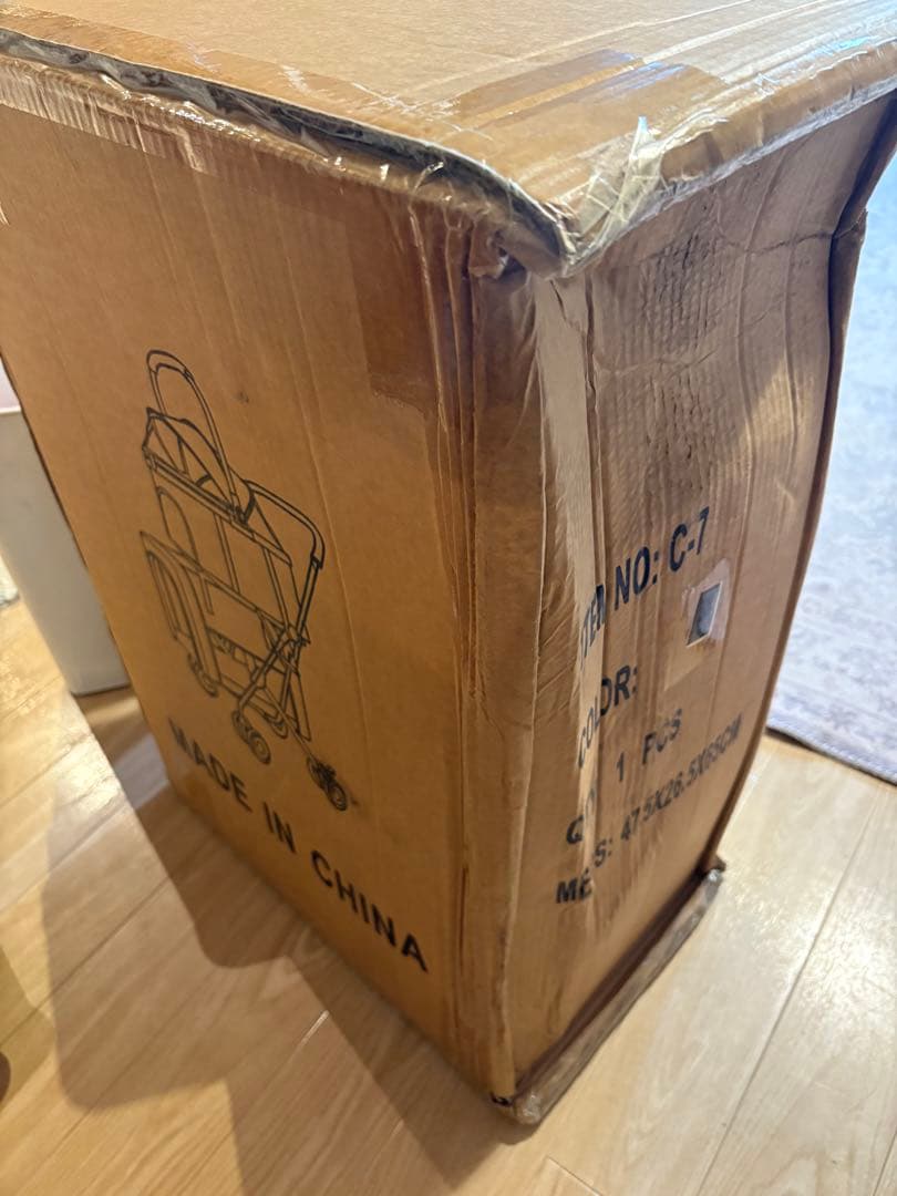 ペットカート Bolinker分離型 折り畳み式 全後輪ブレーキ 耐荷重20kg