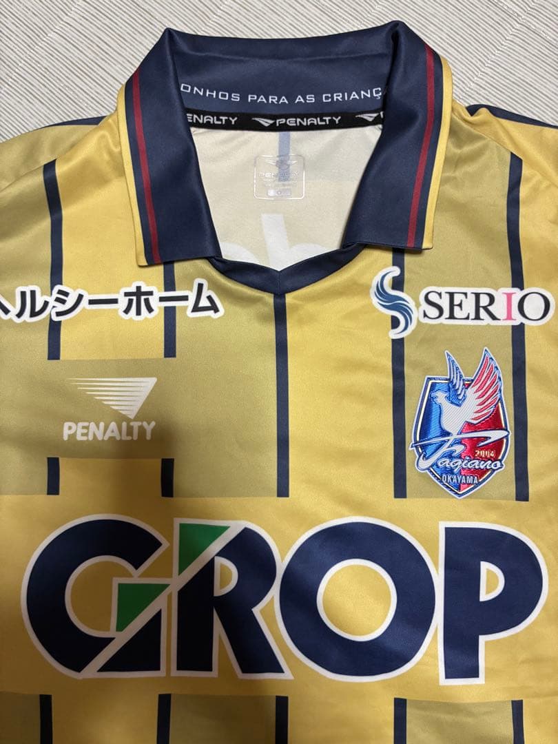 ファジアーノ岡山ユニフォーム　オーセンティック3rd 15周年　未使用　O