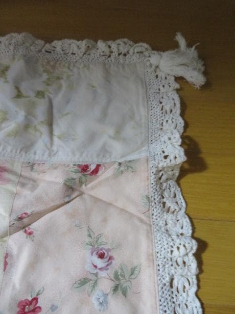 タイムセール7月26日値下 イマン パッチワーク キルト ふさ付き