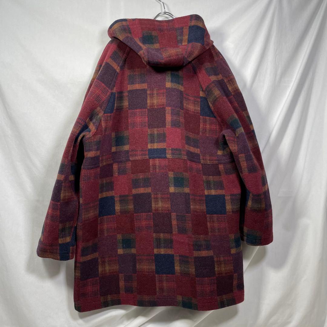 【90s missoni】ダッフルコート　チェック