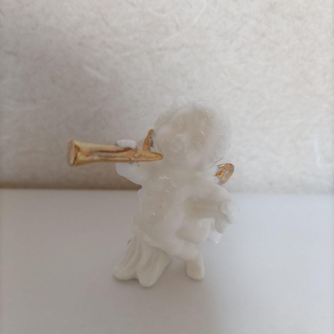 陶器　BONE CHINA　天使の音楽隊　3点セット　レア