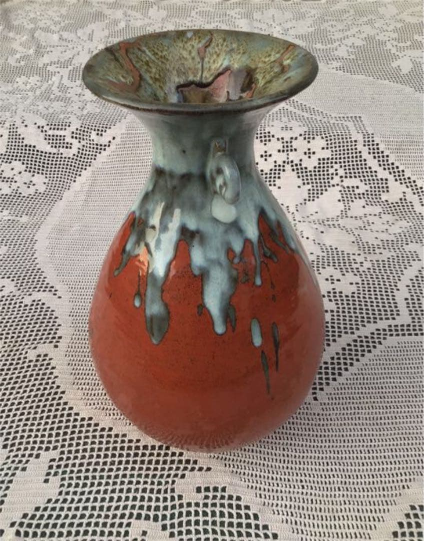 S16 高麗青磁・華道・花器・壺・飾り壺・床飾り・工芸品・アンティーク