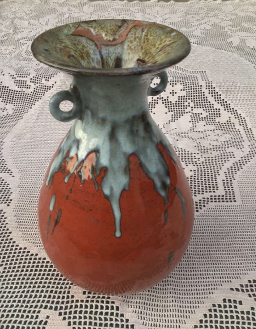 S16 高麗青磁・華道・花器・壺・飾り壺・床飾り・工芸品・アンティーク