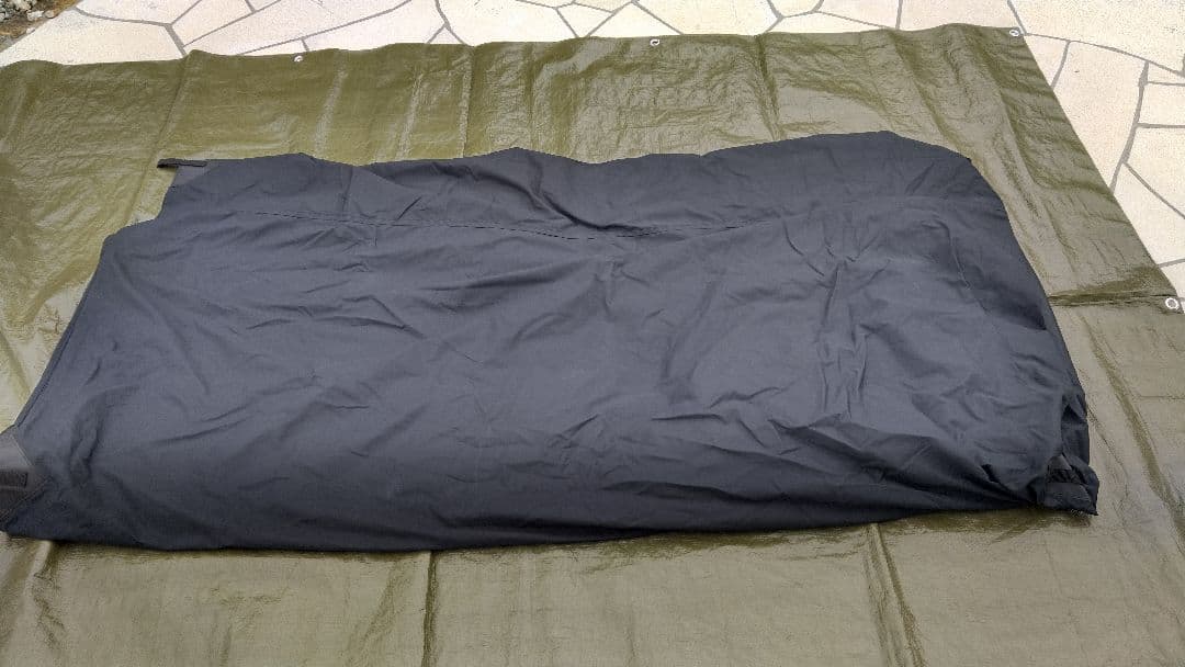 黒いタープ polyester & cotton tarp 『KURO』