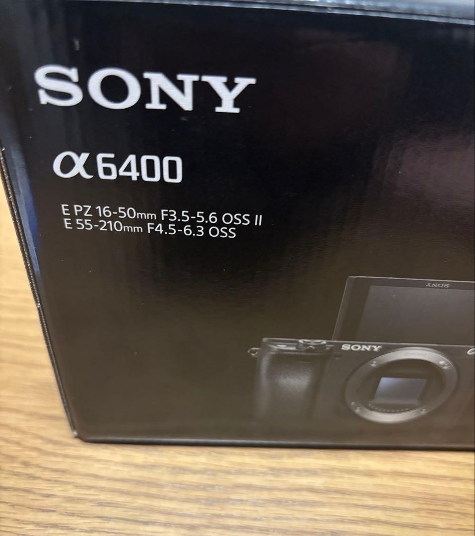 α6400 ダブルズームレンズキット[ILCE-6400X B] 極美品