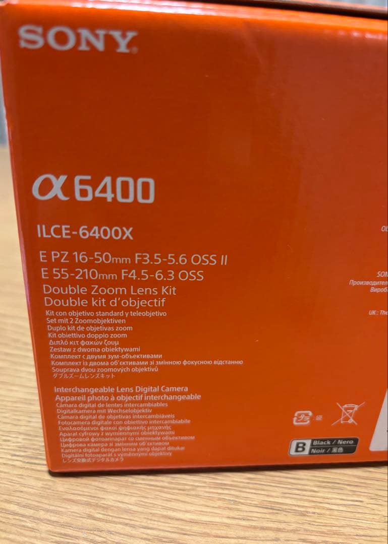 α6400 ダブルズームレンズキット[ILCE-6400X B] 極美品