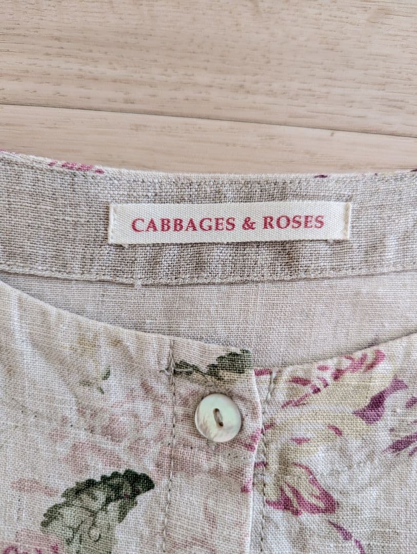 CABBAGES & ROSES　キャベジズ & ローゼス　リネンワンピース