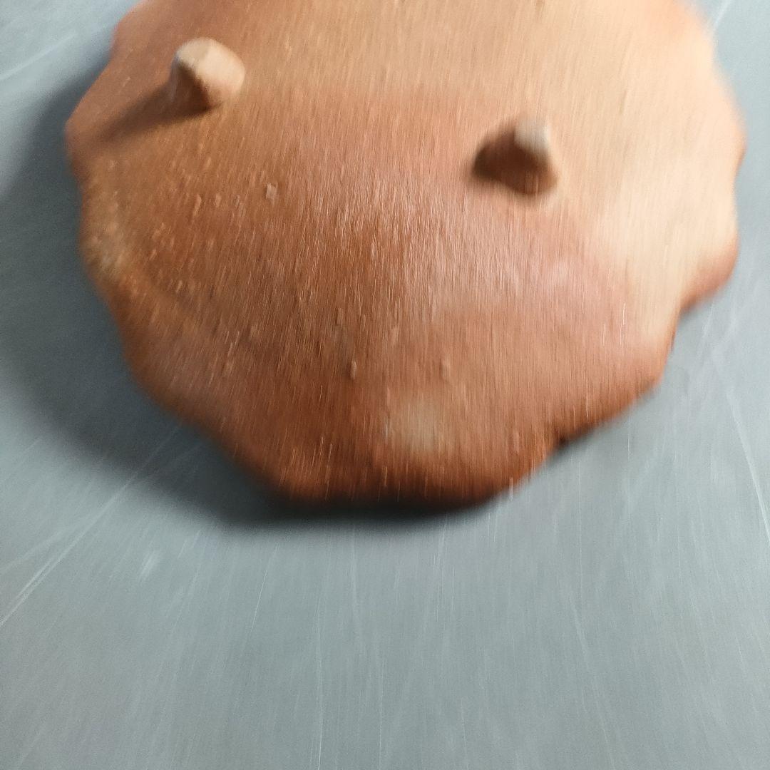 A868-3/備前焼/景山義天 造/葉皿/盛皿/銘々皿/5客/