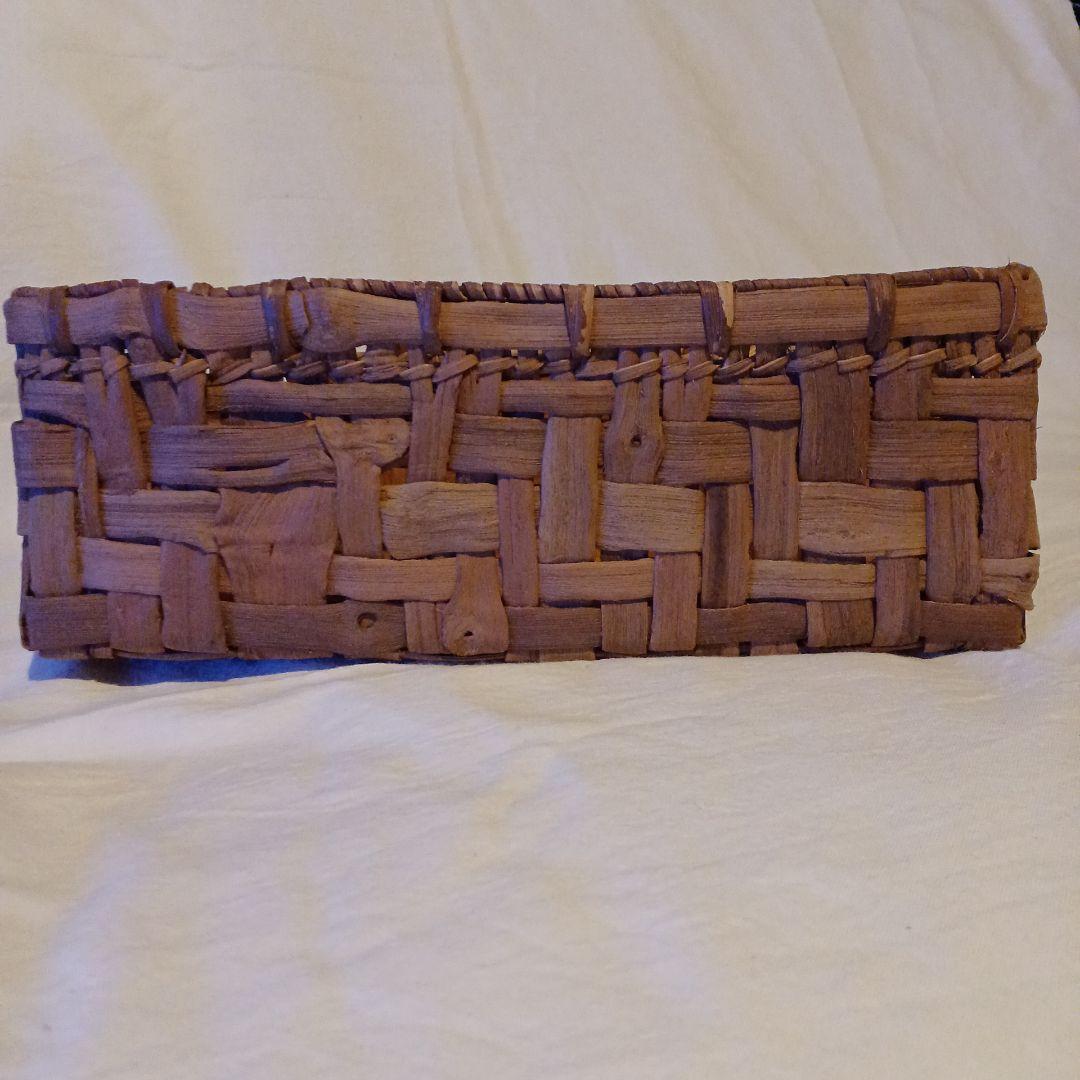 国産山葡萄　下籠　小物入れ　大