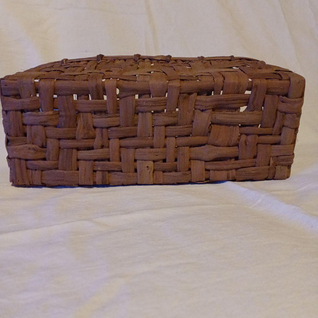 国産山葡萄　下籠　小物入れ　大