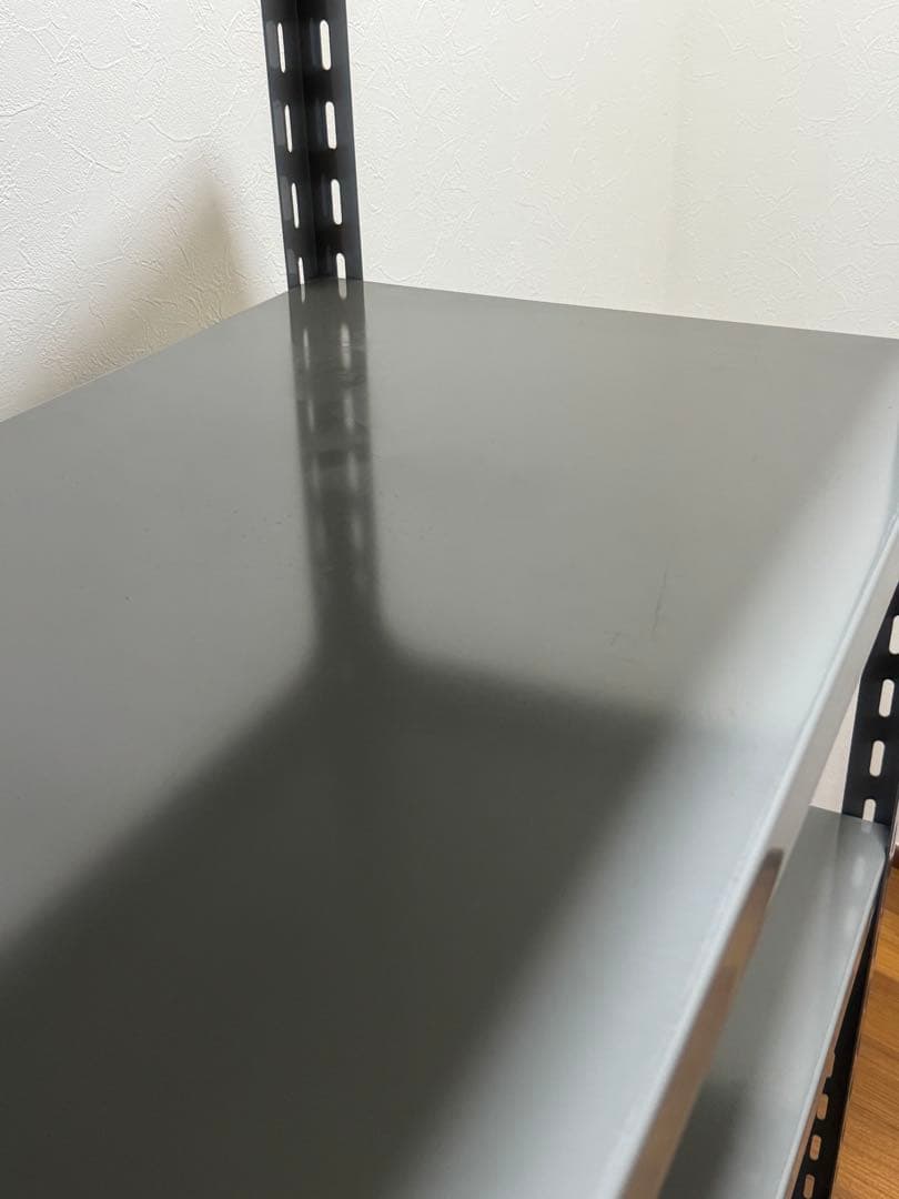 D&DEPARTMENT 工業用スチールシェルフ　4段・グレー