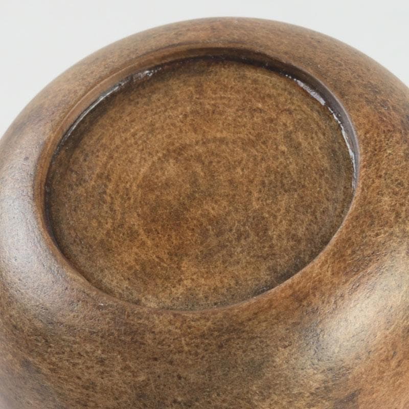 茶道具　蒔絵師　中林貴山作　金箔散　和紙貼　中棗　共箱　V　9764